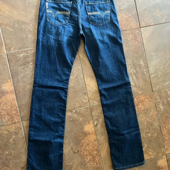 Cinch Men's Dark Blue Bootcut Jeans - Picture 2 of 6